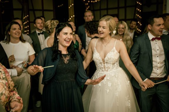 Bild von einer Feier auf der Hochzeit von Fotograf geknipst