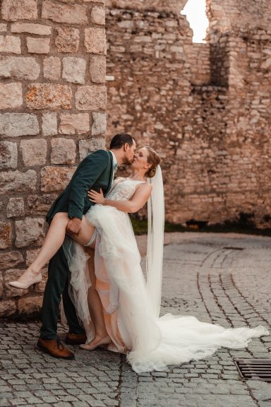Shooting von Hochzeitsfotograf aus Schwäbisch Gmünd auf der Burg Hohen Neuffen